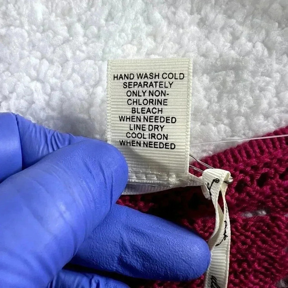 NWT Ultra Pink 2 piece Set Sm Crochet Sweater and Maxi Skirt Beachy Barbiecore - Picture 14 of 16